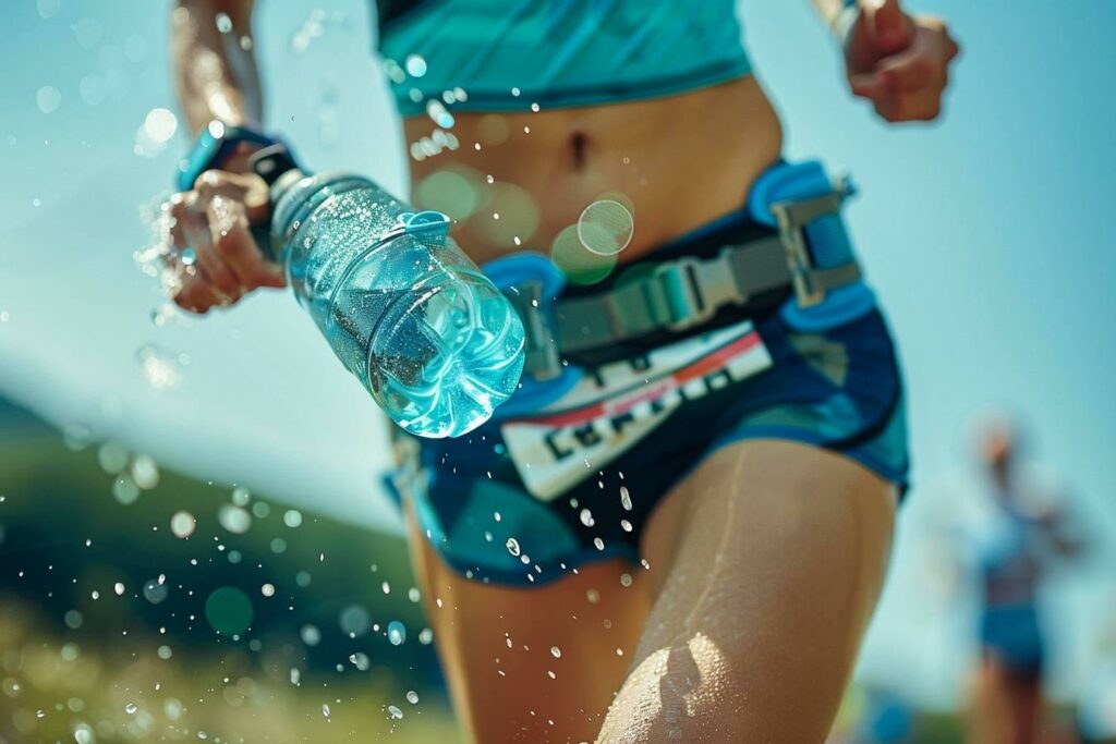 Où porter sa bouteille d’eau pendant une course ?