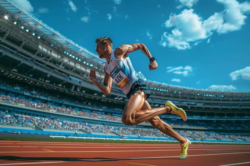 Quelle est la vitesse moyenne en course à pied ?