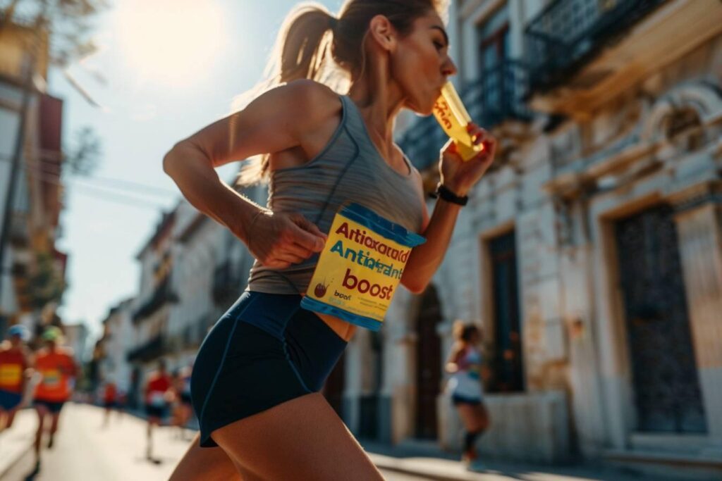 Quand prendre un gel antioxydant pendant un marathon ?