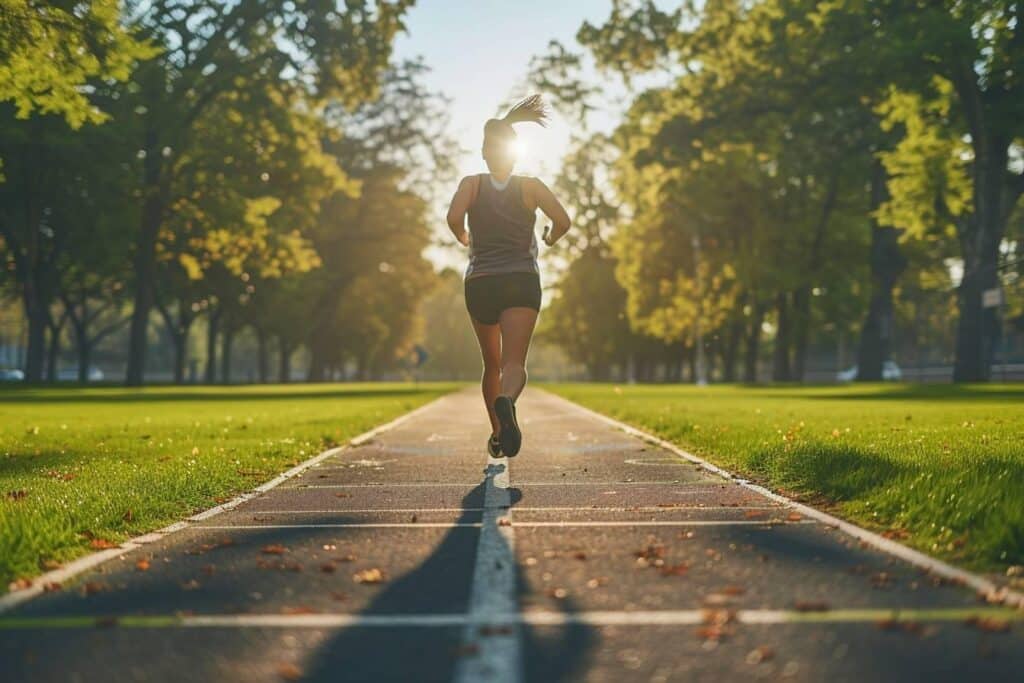 Quelle vitesse moyenne pour la course à pied chez les femmes ?