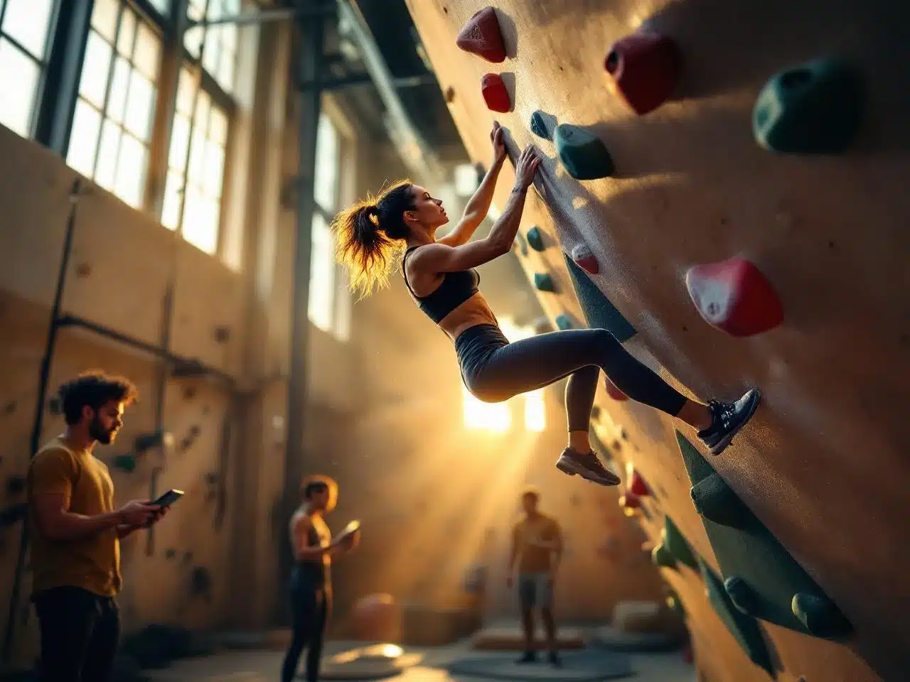 Photo calories-escalade-bloc-intense