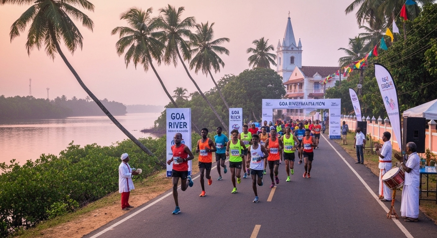 Photo de Goa River Marathon 2025 : cap sur 42 km d’évasion