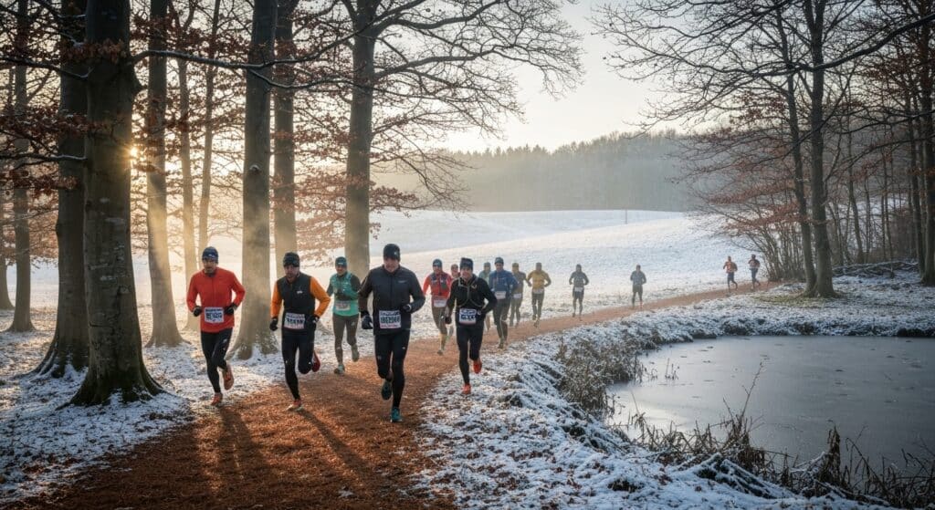 Photo de Marathon Rossignol Run 2026 : un trail forestier hivernal
