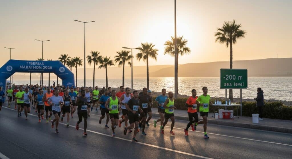 Photo de Tiberias Marathon 2026 : courez sous le niveau de la mer