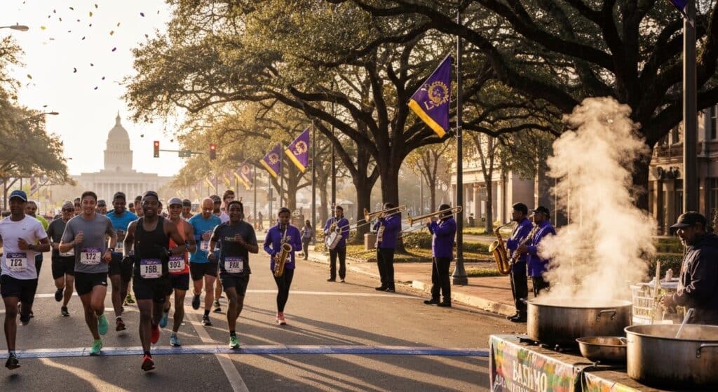 Photo de Louisiana Marathon 2026 : fête et performance