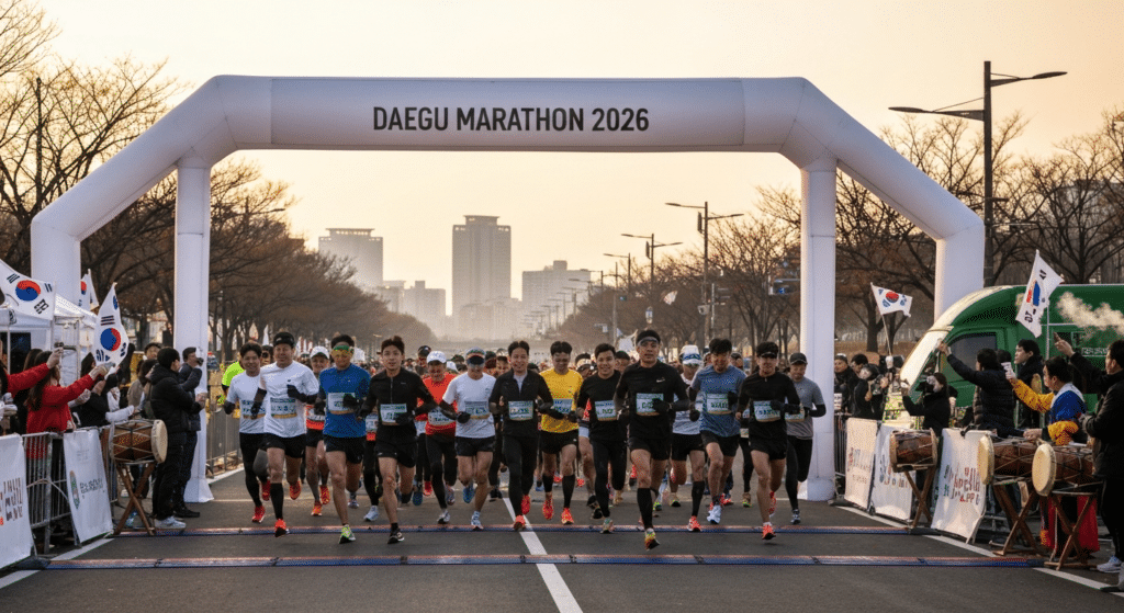 Photo de Marathon de Daegu 2026 : cap sur un parcours rapide