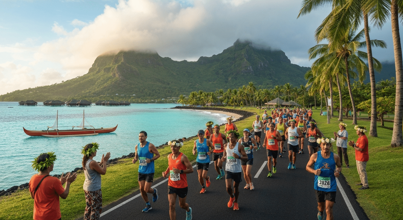 Photo de Marathon de Tahiti-Mooréa 2026 : courir au paradis