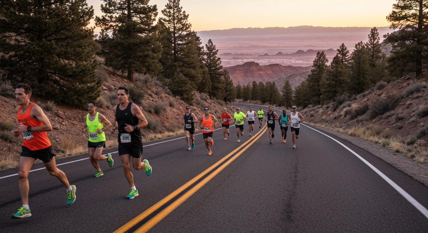 Photo de Revel Mt Charleston Marathon 2026 : vive la descente !