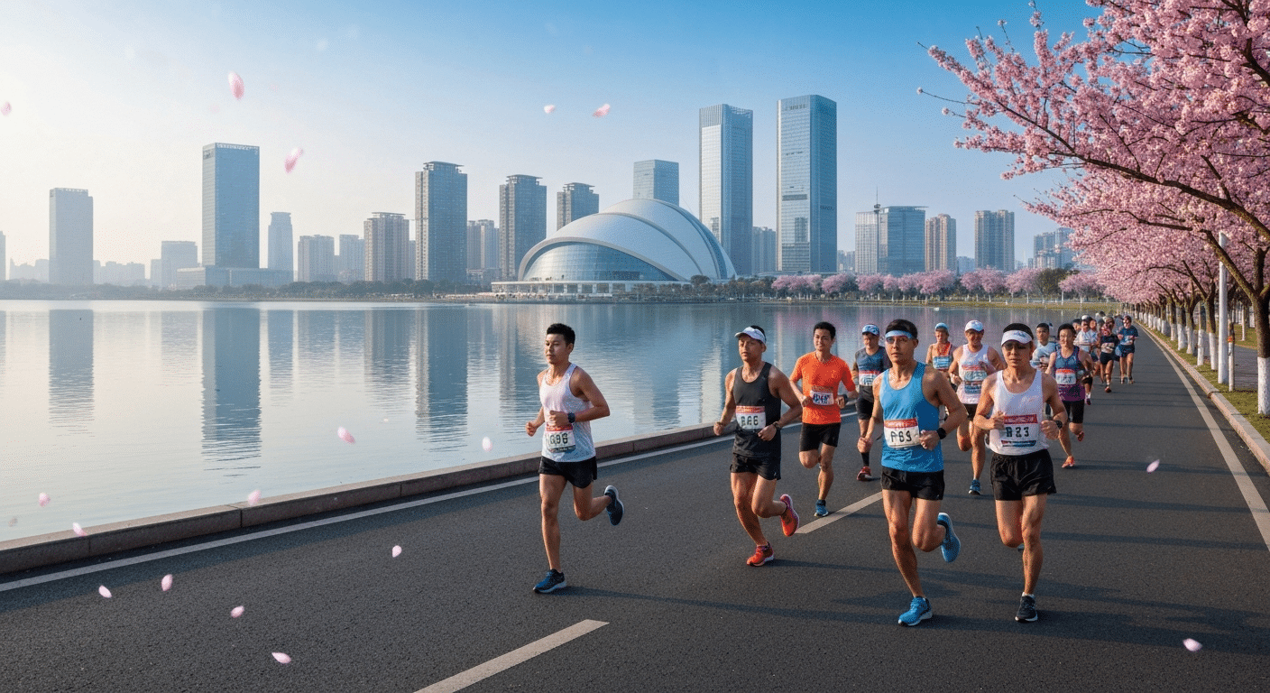 Photo de Wuxi Marathon 2026 : courez autour du lac Tai